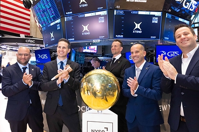 XTEND AI Robotics rings first trade bell