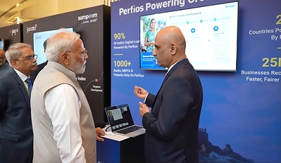 PM Narendra Modi Witnesses Perfios’ Showcase of the AI-Powered Future of Banking at GFF 2026