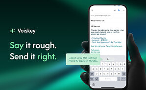 Voiskey Integrates Pro-Grade Keyboard Typing into Voice for Next-Gen Expression Experience