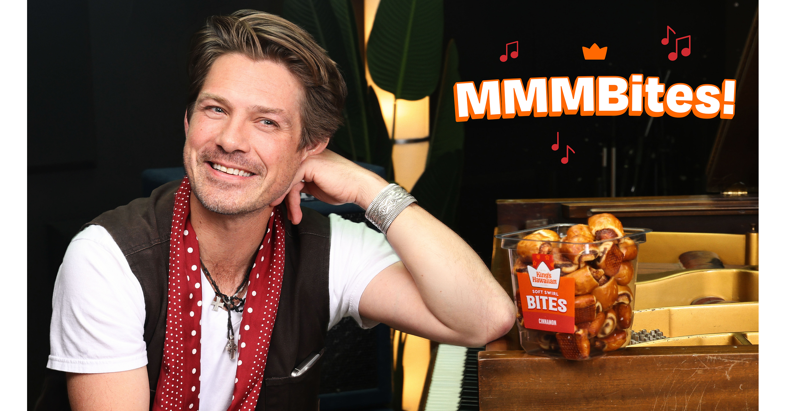 King's Hawaiian Teams Up with Taylor Hanson to Drop "MMMBites" in Celebration of New Soft Swirl Cinnamon Bites