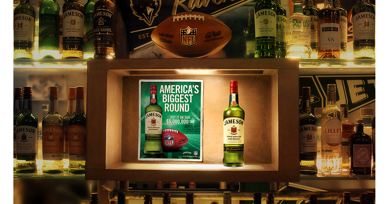 JAMESON® OPENS $5 MILLION BAR TAB* FOR FOOTBALL FANS NATIONWIDE, LAUNCHING 'AMERICA'S BIGGEST ROUND' FOR THE 2026 NFL SEASON