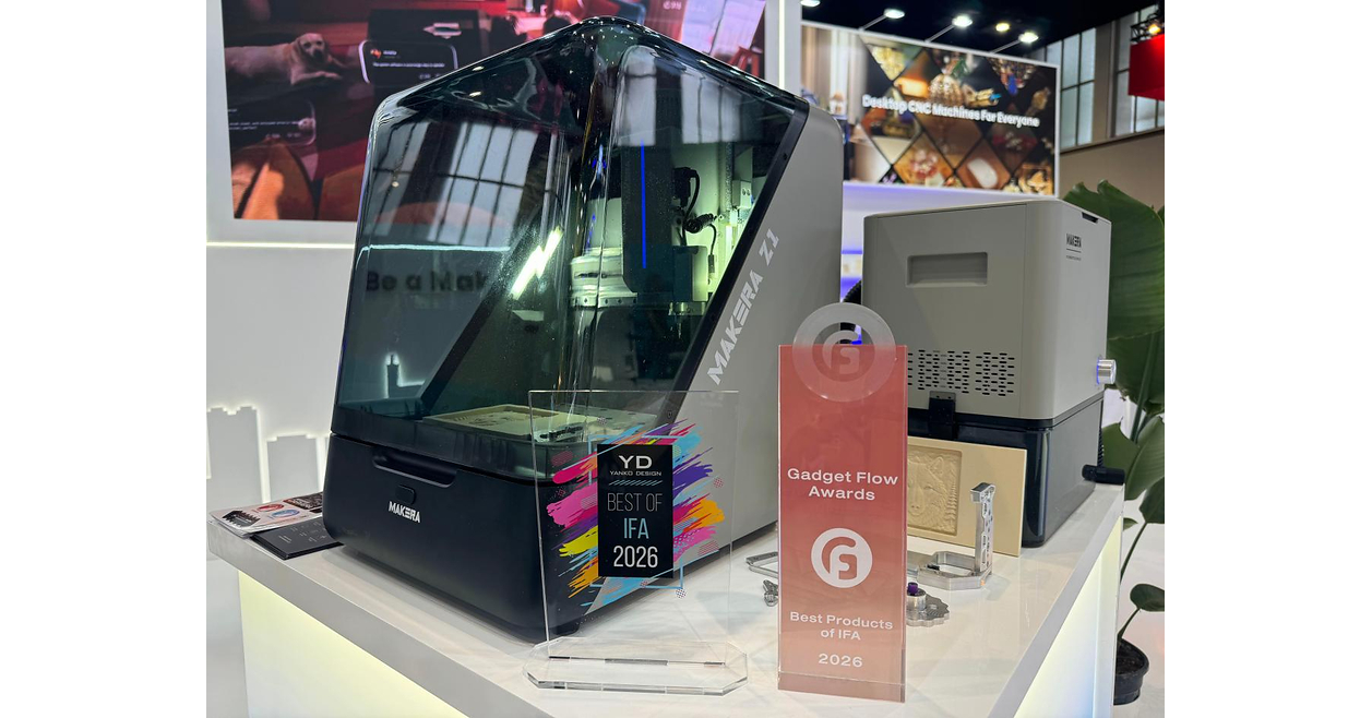 Makera Showcases Desktop CNC Innovation at IFA 2026, Celebrating Multiple Best of IFA Media Honors