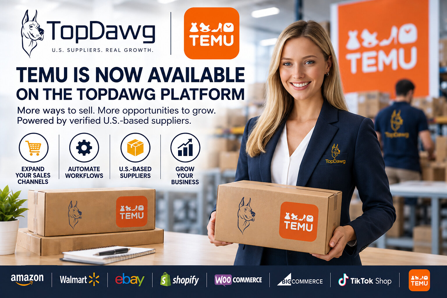 TopDawg Launches Temu Integration for Retailers, Expanding Multi-Channel Dropshipping Platform