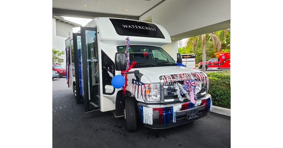 Watercrest St. Lucie West Donates Community Bus to Support Children During Police Rescues and Crisis Response