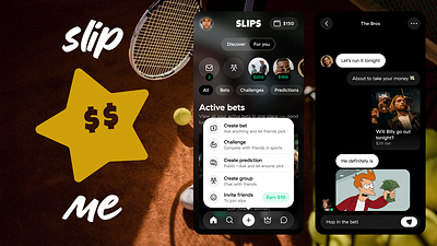 Friends can now text "slip me" to bet each other. On the game. On the golf outing. On whether their friend actually shows up tonight. 