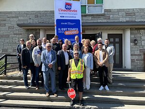 Unfinished Highway 20: elected officials, business leaders and citizens unite to demand its inclusion in the next PQI