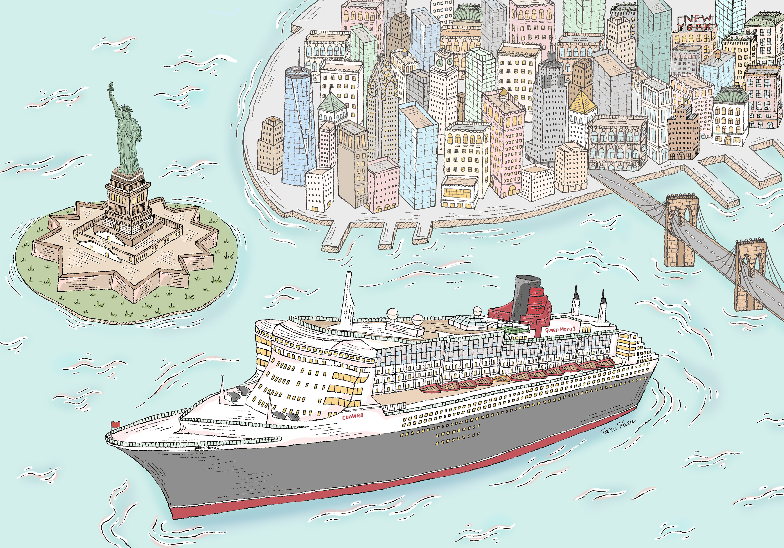 Cunard's Queen Mary 2 Will Undergo Stunning Refurbishment to Refine An Icon For a New Generation
