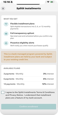 Splitit/Jack Henry FIN partnership screenshot