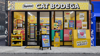 The TEMPTATIONS™ Brand debuts its first-ever Cat Bodega in New York City, a playful pop-up celebrating shop cats everywhere.
