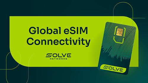 Solve Networks Brings Global eSIM Connectivity to
Enterprise IoT Deployments Solve Networks Brings Global eSIM Connectivity to
Enterprise IoT Deployments