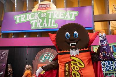 The annual Trick-or-Treat Trail, with ten sweet stops across Hershey’s Chocolate World and HERSHEYPARK.
