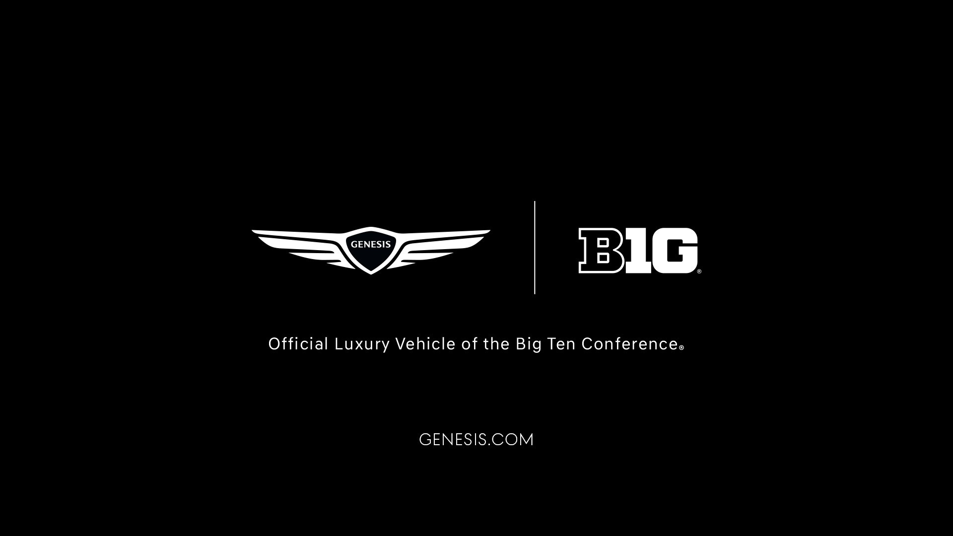 GENESIS NAMED THE OFFICIAL LUXURY VEHICLE OF THE BIG TEN CONFERENCE