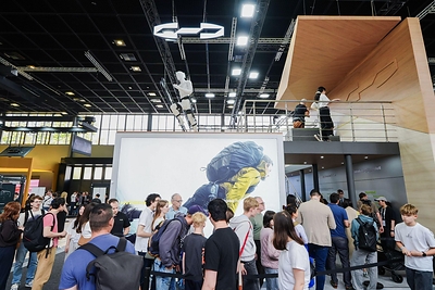Hypershell booth traffic at IFA