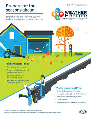 Eight Autumn Outdoor Power Equipment Tips to Avoid Headaches Later