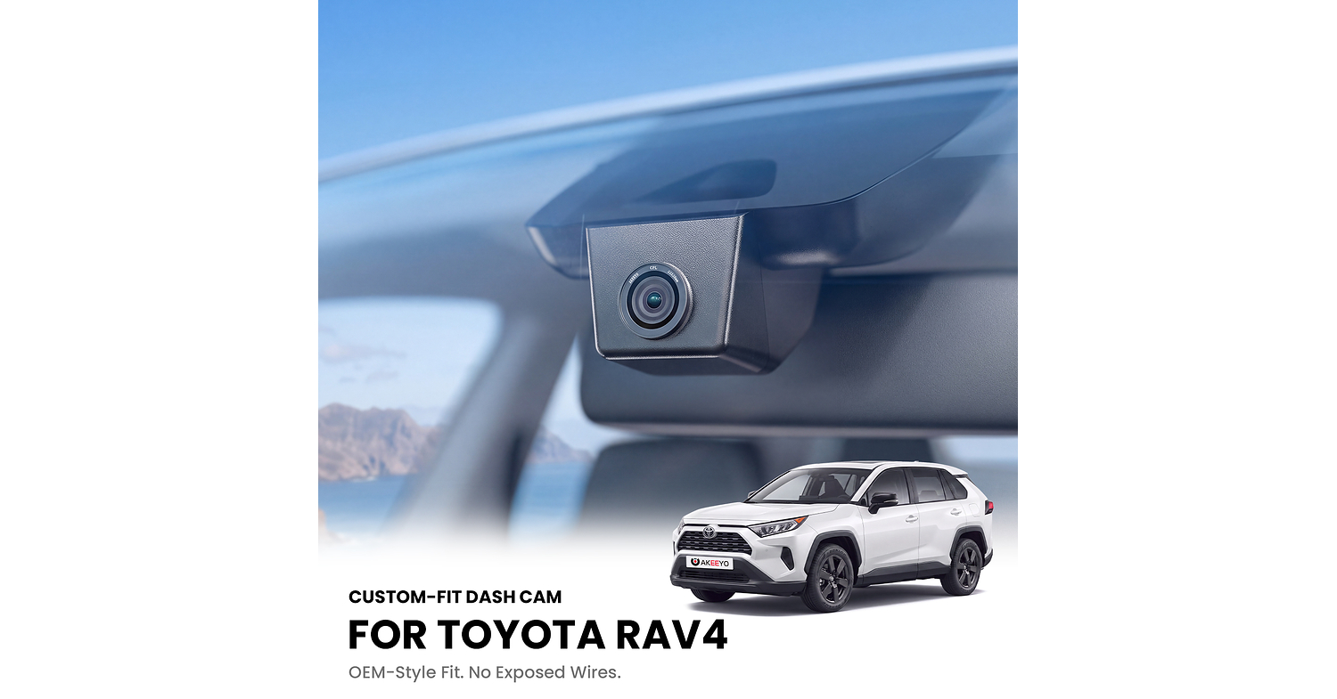 AKEEYO Launches XPRO, a Custom-Fit 4K Dash Cam Built for the Toyota RAV4