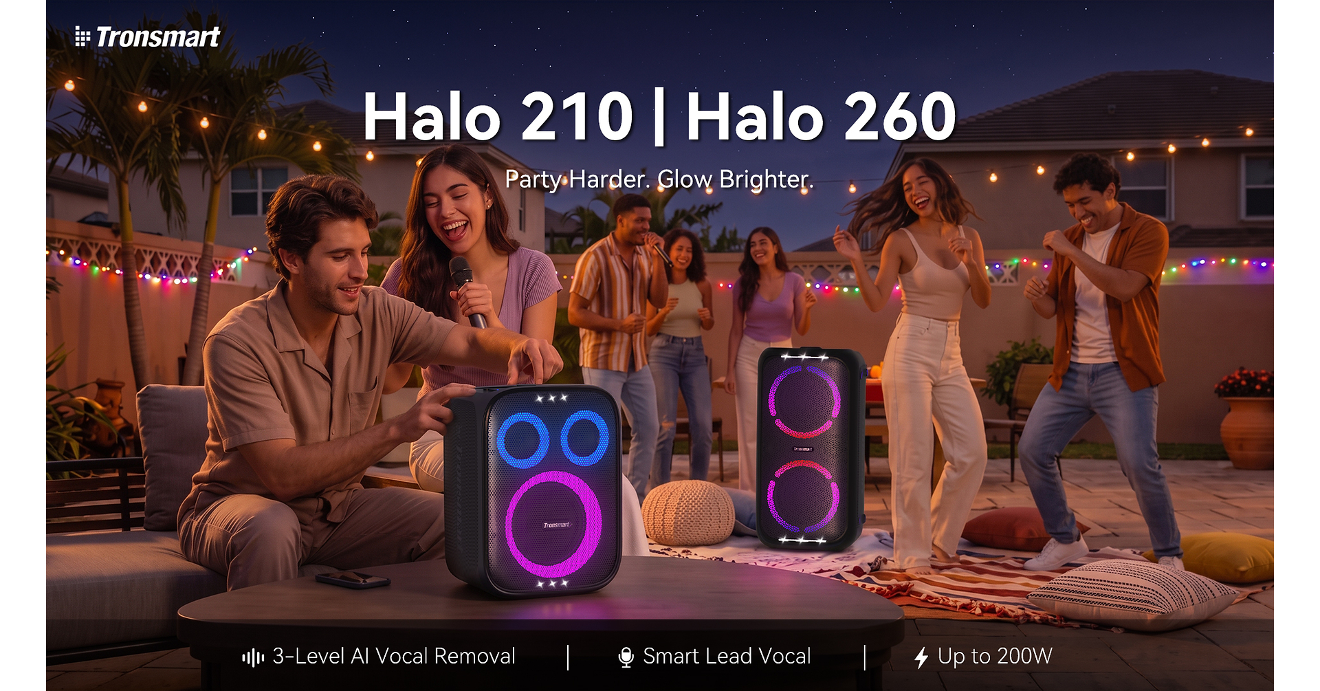 Tronsmart Launches Halo 210 with AI-Powered Karaoke Technology, Expanding the Halo Party Speaker Series