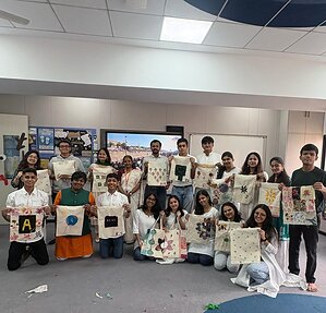 Children's Academy students tackle India's 7.7-million-tonne textile waste challenge