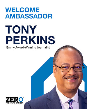 NBC4 Washington Anchor Tony Perkins Joins ZERO Prostate Cancer as an Ambassador