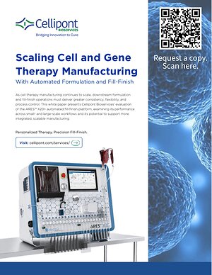 Cellipont Bioservices and Xiogenix Publish New White Paper on Automated Fill-Finish for Scalable Cell Therapy Manufacturing