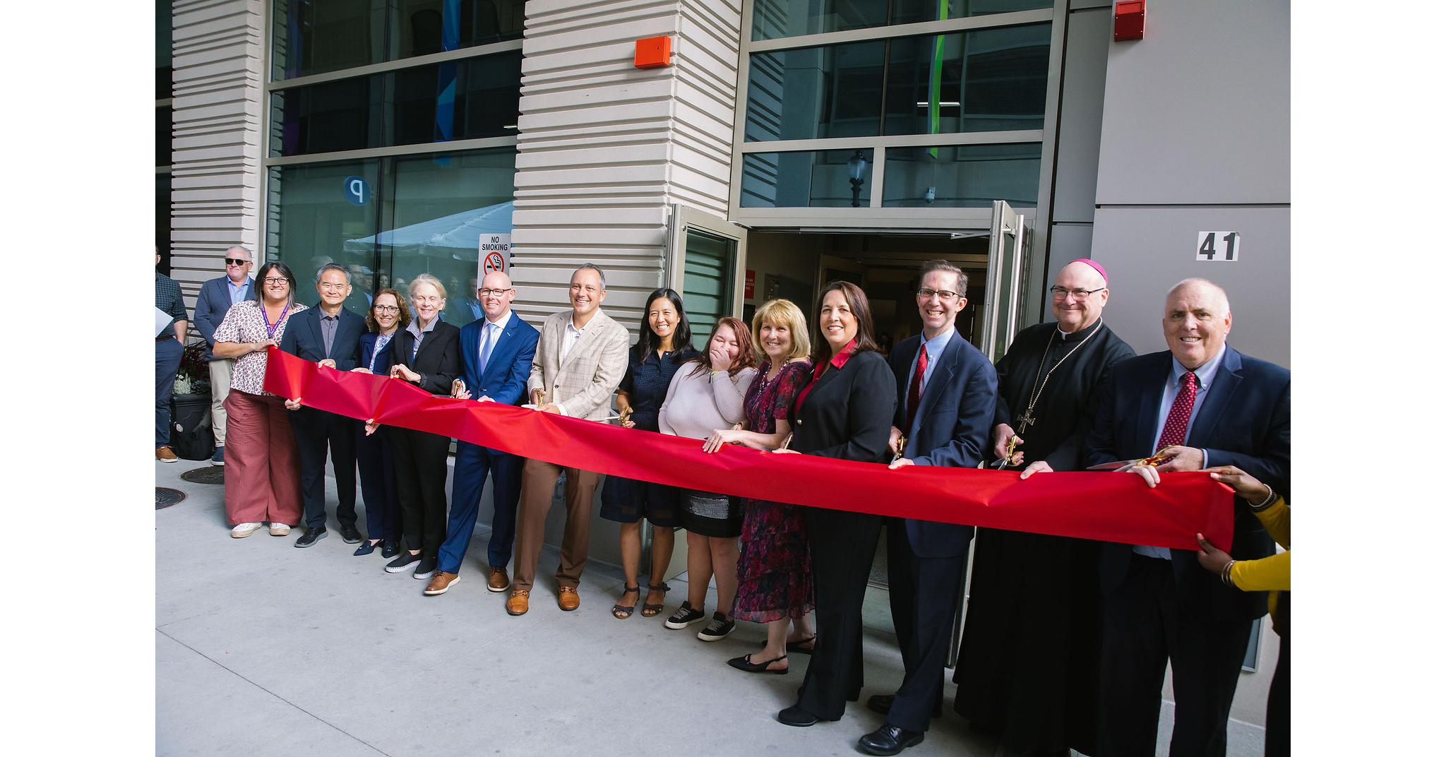 Lieutenant Governor Kim Driscoll, Archbishop Richard G. Henning and Mayor Michelle Wu Join St. Francis House and the Planning Office for Urban Affairs to Celebrate Completion of 19-Story Residential Tower with 126 Mixed-Income Rental Units on LaGrange Street in Downtown Boston