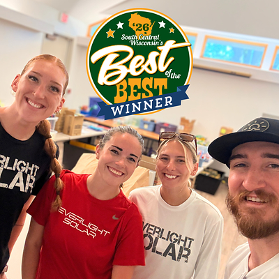 Everlight Solar Named 2026 South Central Wisconsin Best of the Best Gold Winner