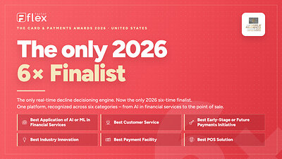 FlexFactor has been named a finalist in six categories at The Card & Payments Awards US 2026, making it the only organization with six finalist selections on the published 2026 shortlist.