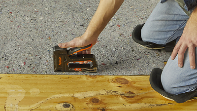 The Paslode 5-in-1 Pro Stapler delivers professional versatility in one tool, driving five fastener types with adjustable power control. 