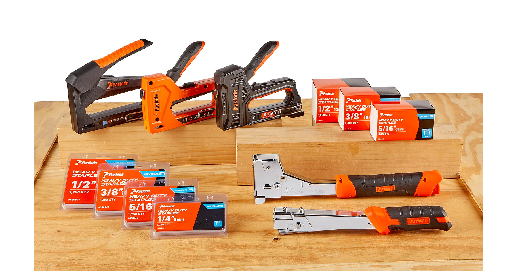 Now at Lowe's: Paslode Universal Heavy-Duty Stapling Program
