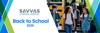 For the new school year, Savvas Learning Company is excited to announce new and enhanced learning solutions that give educators the flexibility of using high-quality instructional materials available in both print and digital formats to provide engaging, hands-on learning experiences and improve student outcomes.