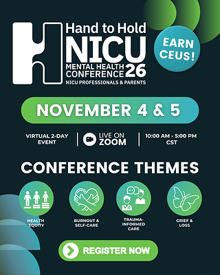 Hand to Hold Opens Registration for 2026 National NICU Mental Health Conference