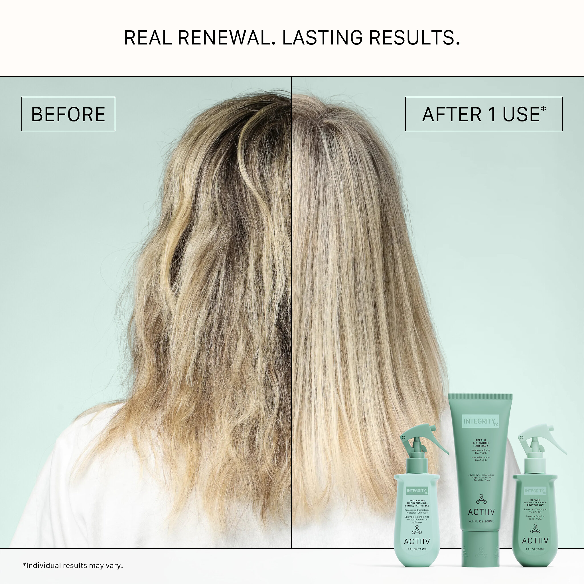 ACTIIV EXPANDS FROM SCALP TO STRAND WITH INTEGRITYrx, A NEW APPROACH TO PROFESSIONAL HAIR PROTECTION