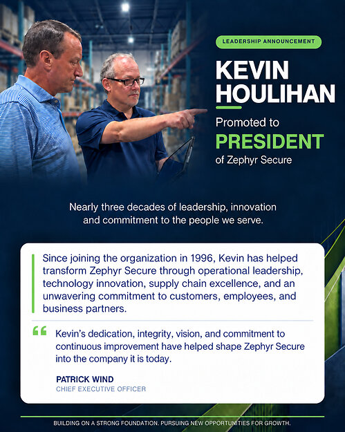 Promotion of Kevin Houlihan