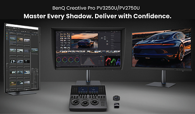 BenQ Creative Pro PV3250U and PV2750U