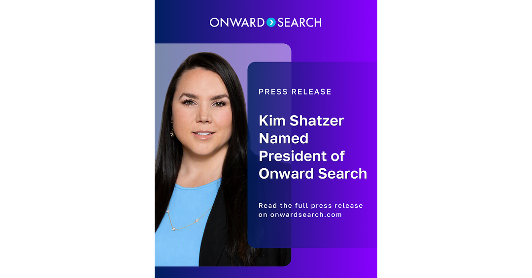 Onward Search Announces Kim Shatzer as Its New President