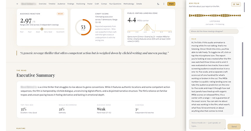 iScreeningRoom Takes the Audience Out of Test Screenings With aiScreeningRoom