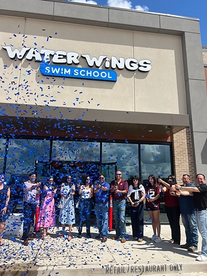 Water Wings Swim School celebrated the grand opening of its first franchised location in Cypress, TX on September 5.