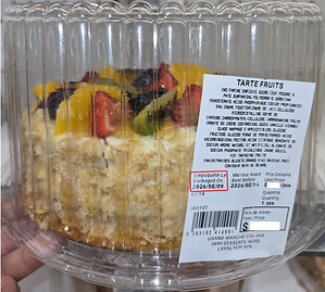 Mise en garde à la population - Innocuité non assurée de la tarte aux fruits préparée et vendue par l'entreprise Grand Marché Col-Fax inc.