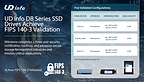 UD Info DB Series SSD Drives Achieve FIPS 140-3 Validation