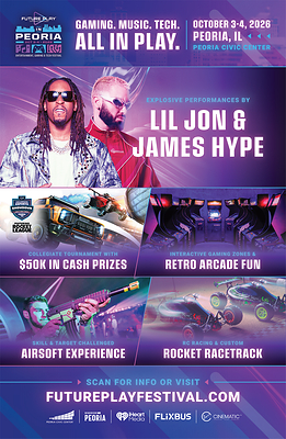 Flyer for Future Play Festival