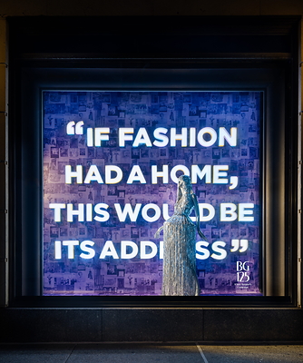 Bergdorf Goodman 125th Anniversary Window, Courtesy of Ricky Zehavi