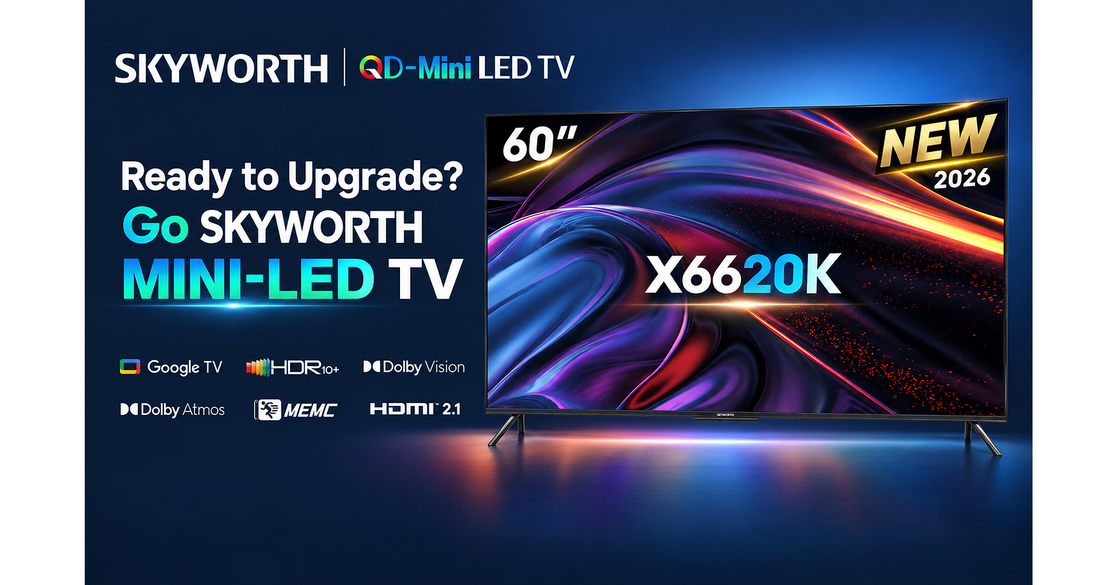 See Better, Go Bigger! SKYWORTH Unveils South Africa's First 60" MINI-LED TV