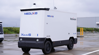 A Neolix Xolra 6 autonomous delivery vehicle is under L4 testing programme.