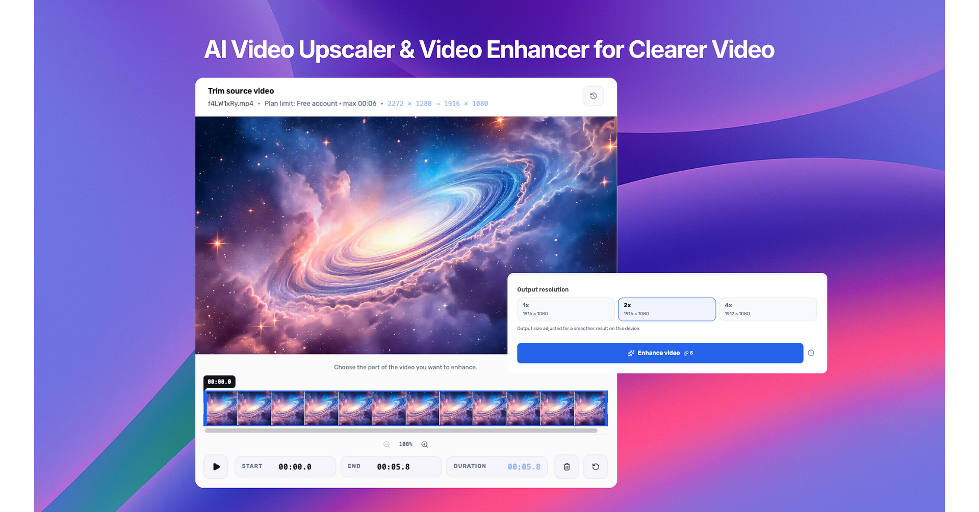 VideoUpscaler Expands Its Full HD Video Upscaler and Free Browser Tools