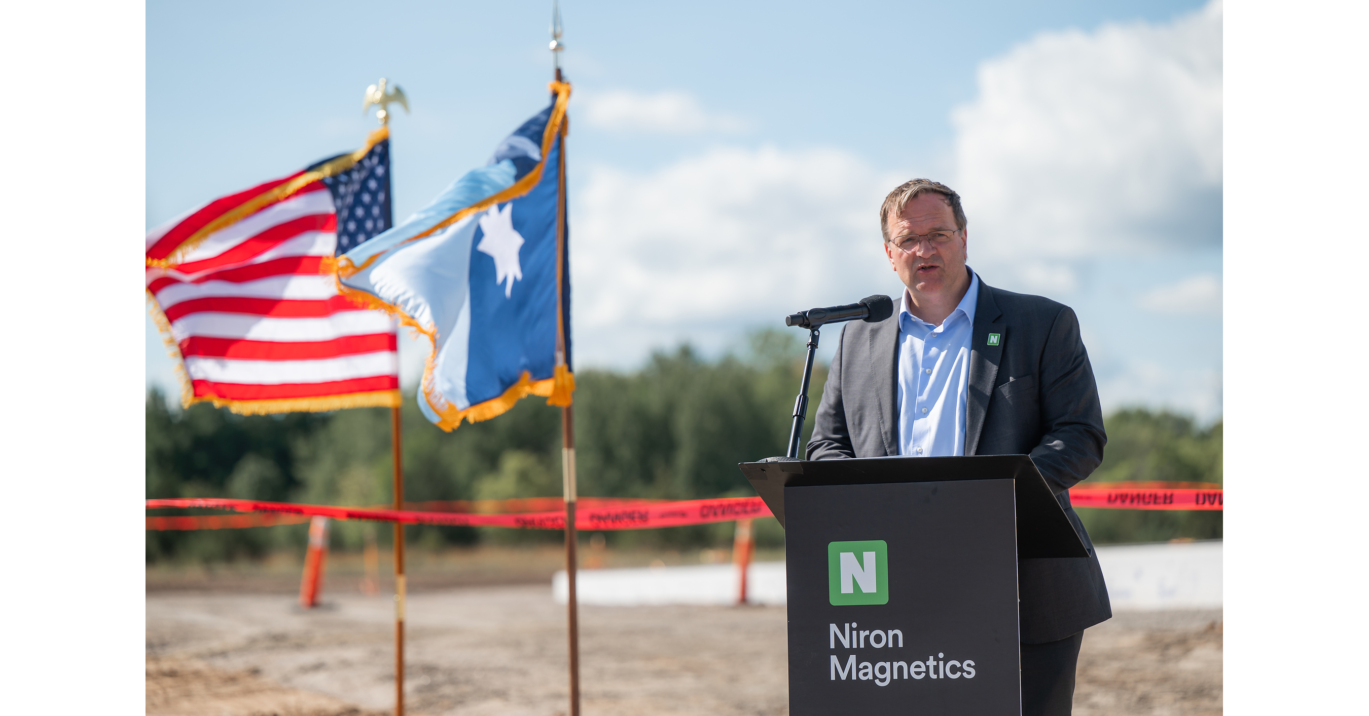 Niron Magnetics Marks Steel Raising at Sartell Manufacturing Site