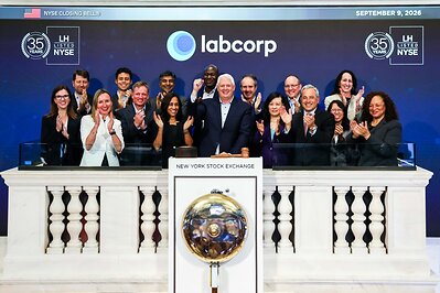 LabCorp at the NYSE on September 9 This image opens in the lightbox