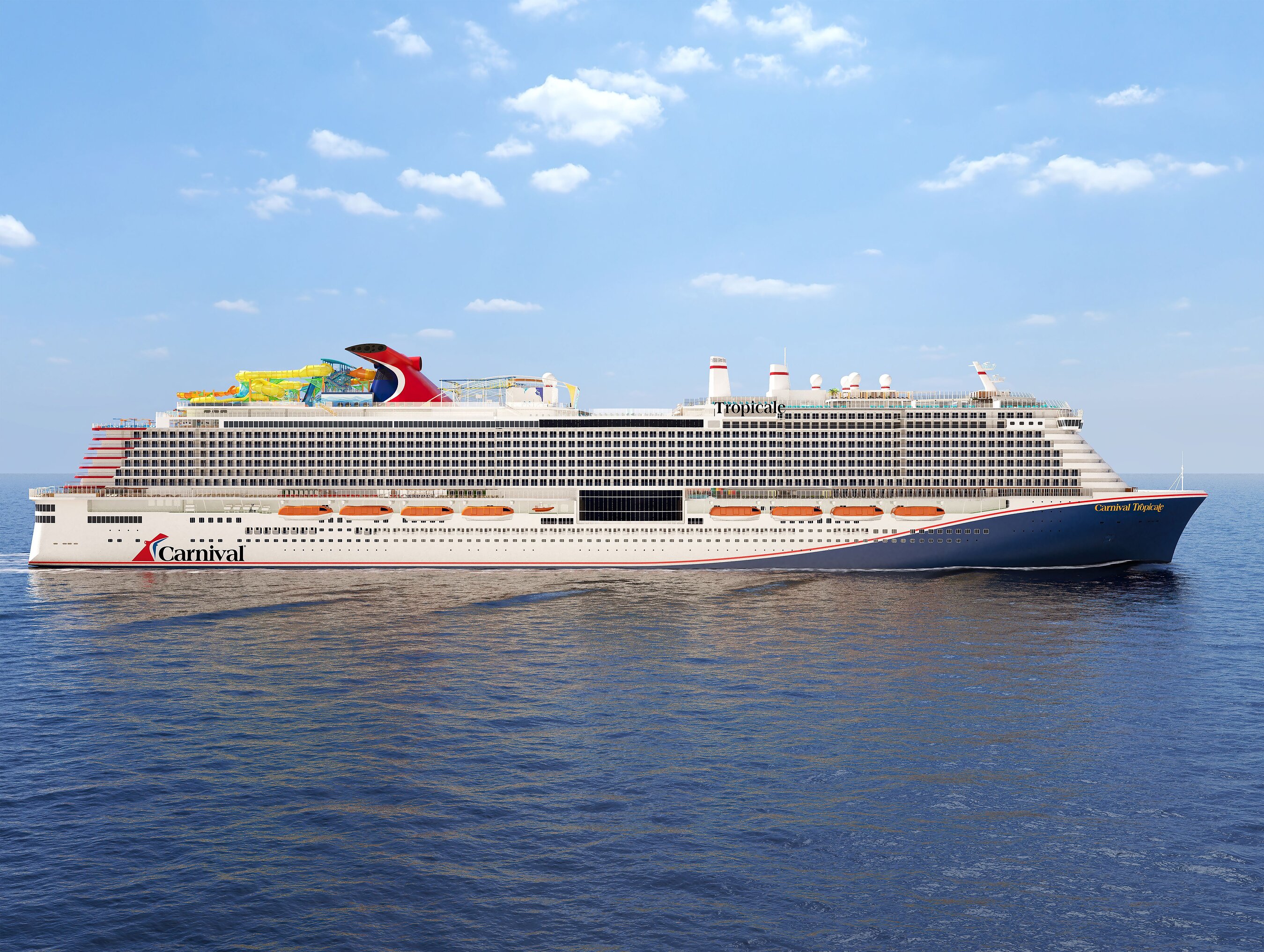 CARNIVAL TROPICALE RESERVATIONS NOW OPEN, SETTING SAIL FROM GALVESTON IN 2028
