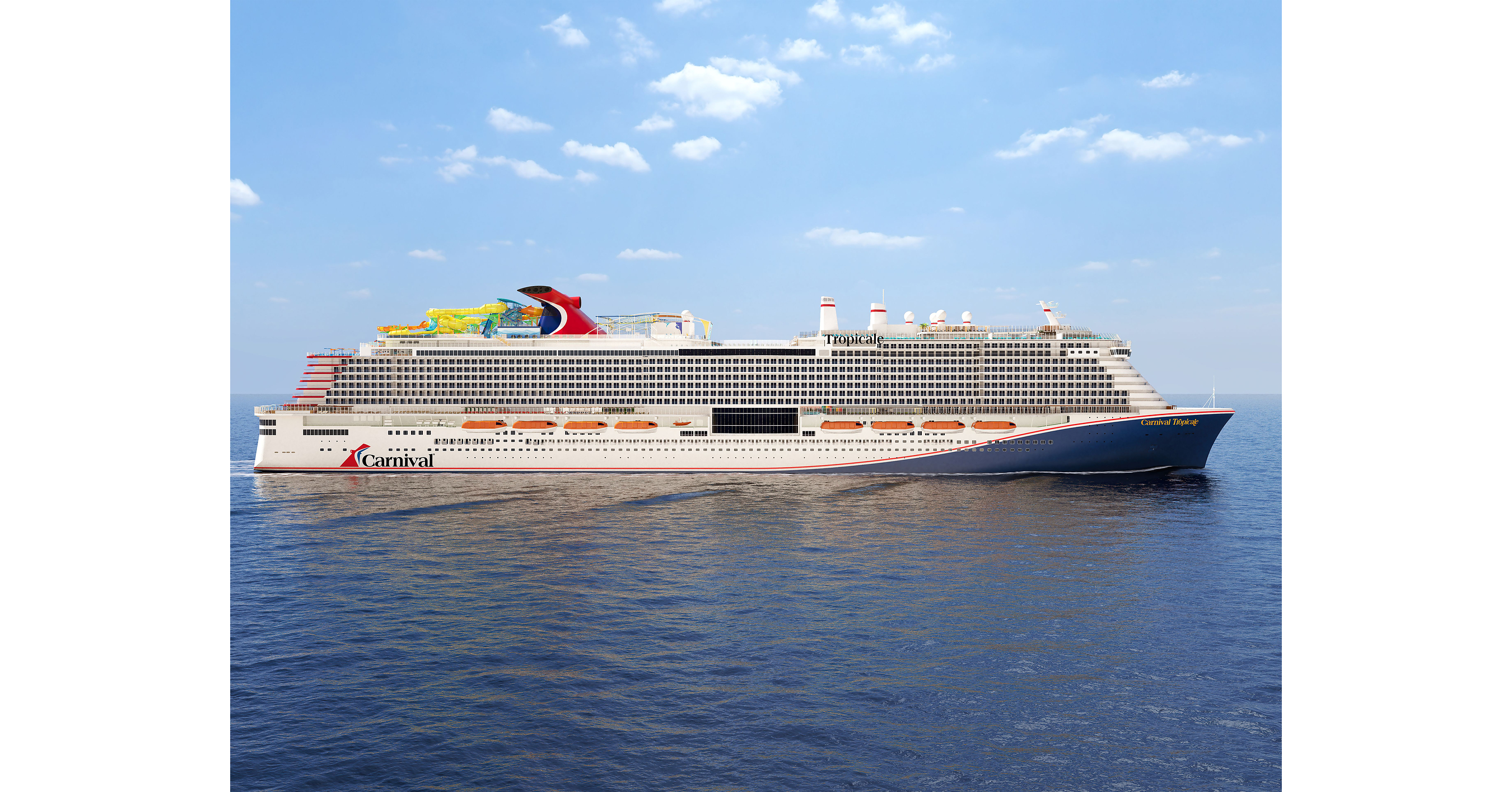 CARNIVAL TROPICALE 現已開放預訂，將於 2028 年自加爾維斯敦啟航