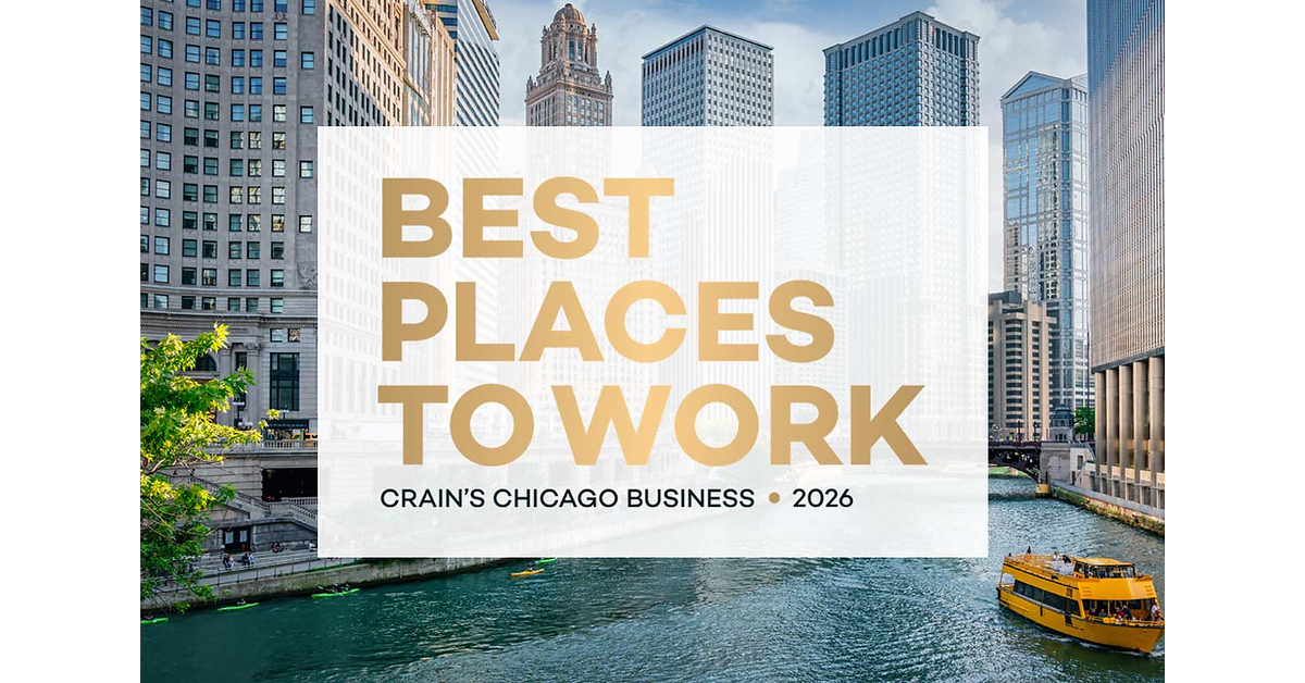 Mesirow Recognized as One of Crain's Best Places to Work in Chicago for 2026