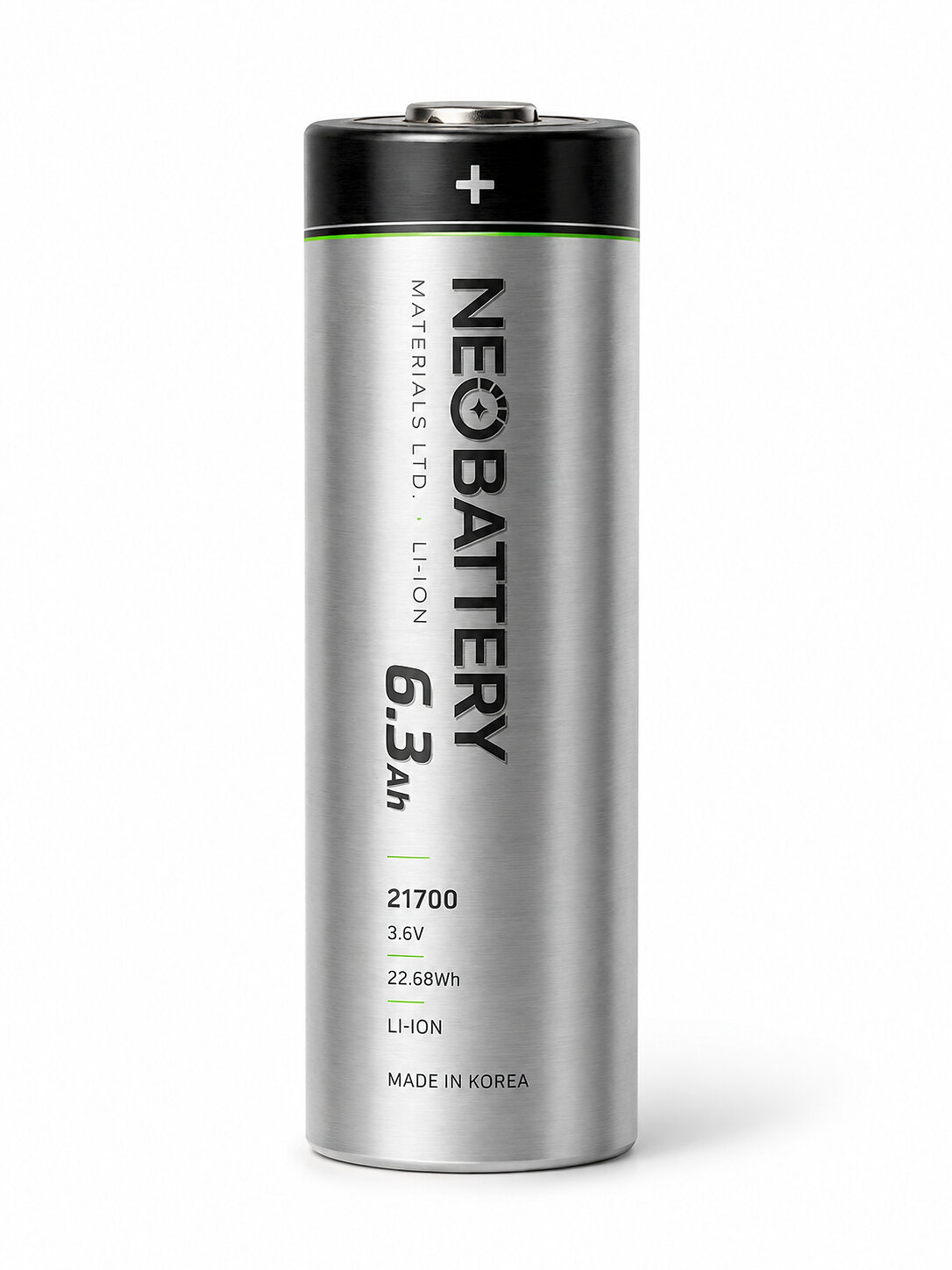 NEO High Energy Density 6.3Ah 21700 Cylindrical Cell