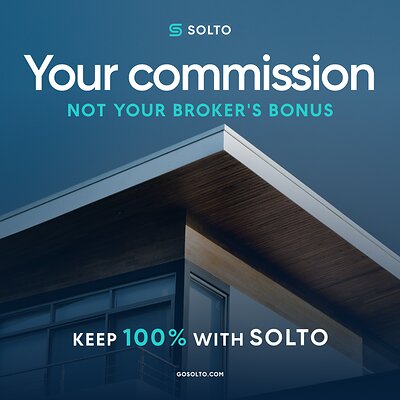 100% commission and no transaction fees.